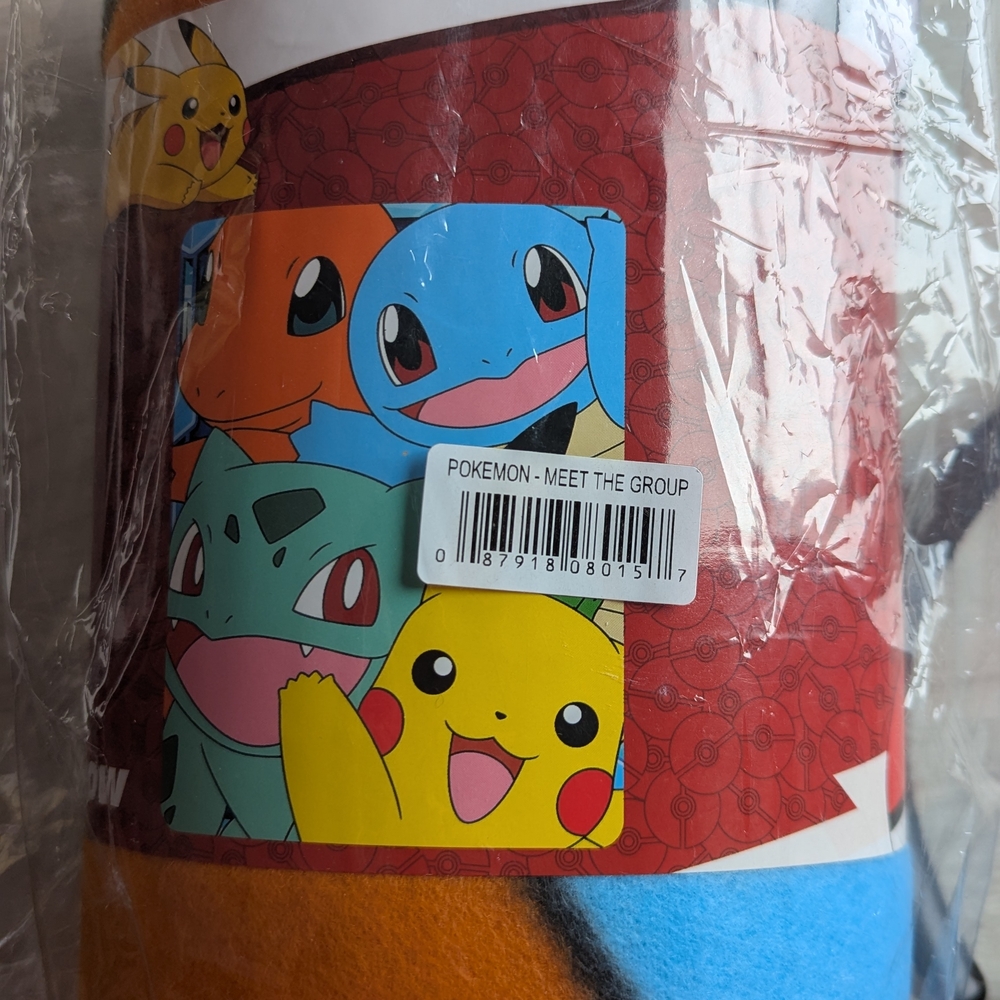 Pokemon Meet the Group Blanket